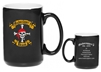 Mudscupper's Black Coffee Mug 15 oz. with Full Color Logo