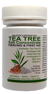 Tea Tree Salt Concentrate for Piercing